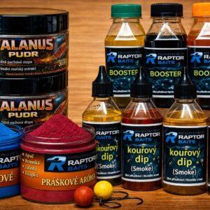 Boostry, esence, spreje, dipy, aroma, pudr